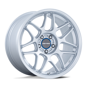 Motegi Racing MR158 Tsubaki — Hyper Silver W/ Machined Lip — 18X9.5 +35mm — 5X112