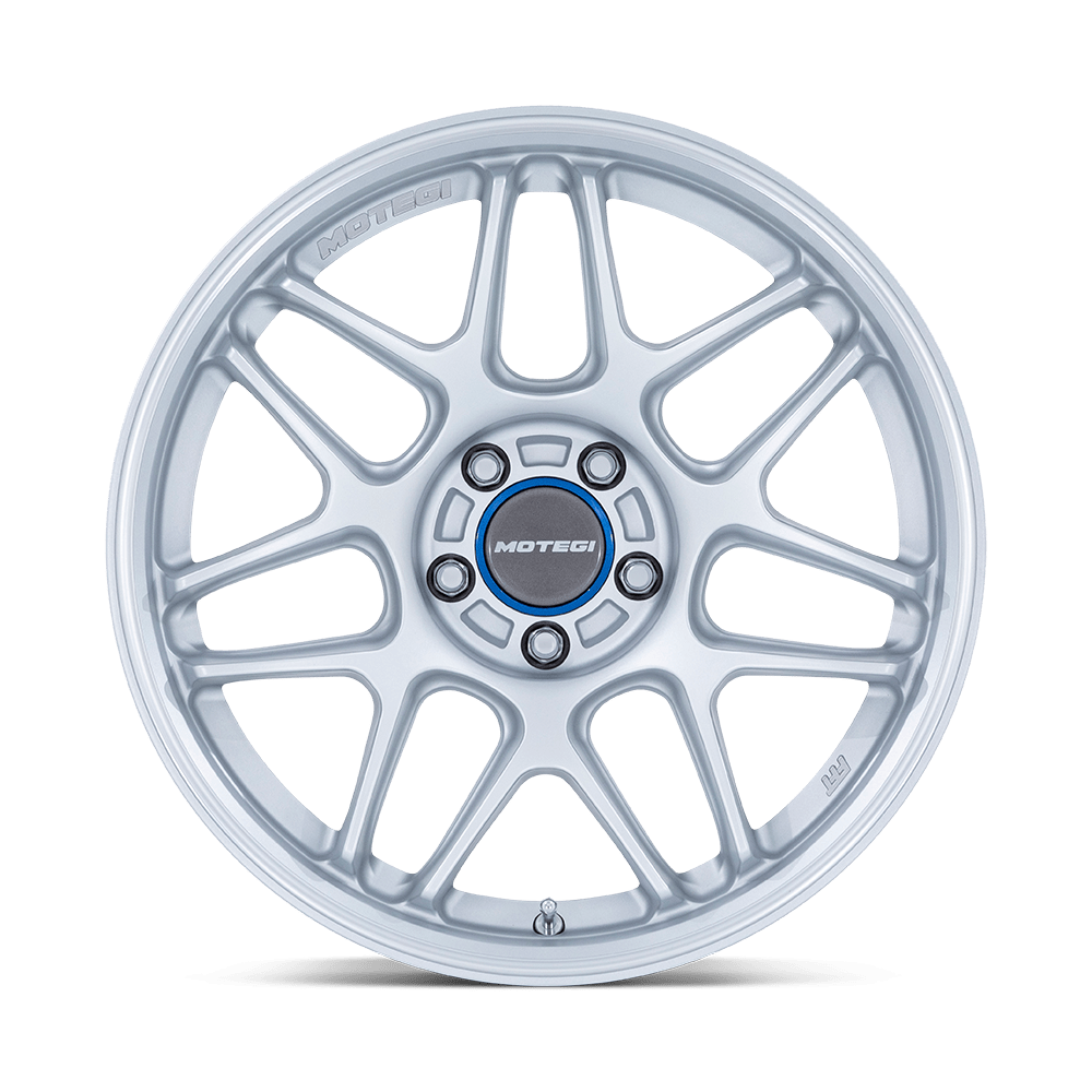 Motegi Racing MR158 Tsubaki — Hyper Silver W/ Machined Lip — 18X9.5 +35mm — 5X112