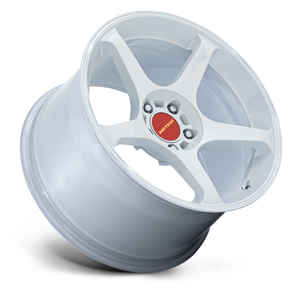 Motegi Racing MR159 Battle V — Matsuri White Pearl w/ Machined Lip Stripe — 18X9.5 +35mm — 5X120