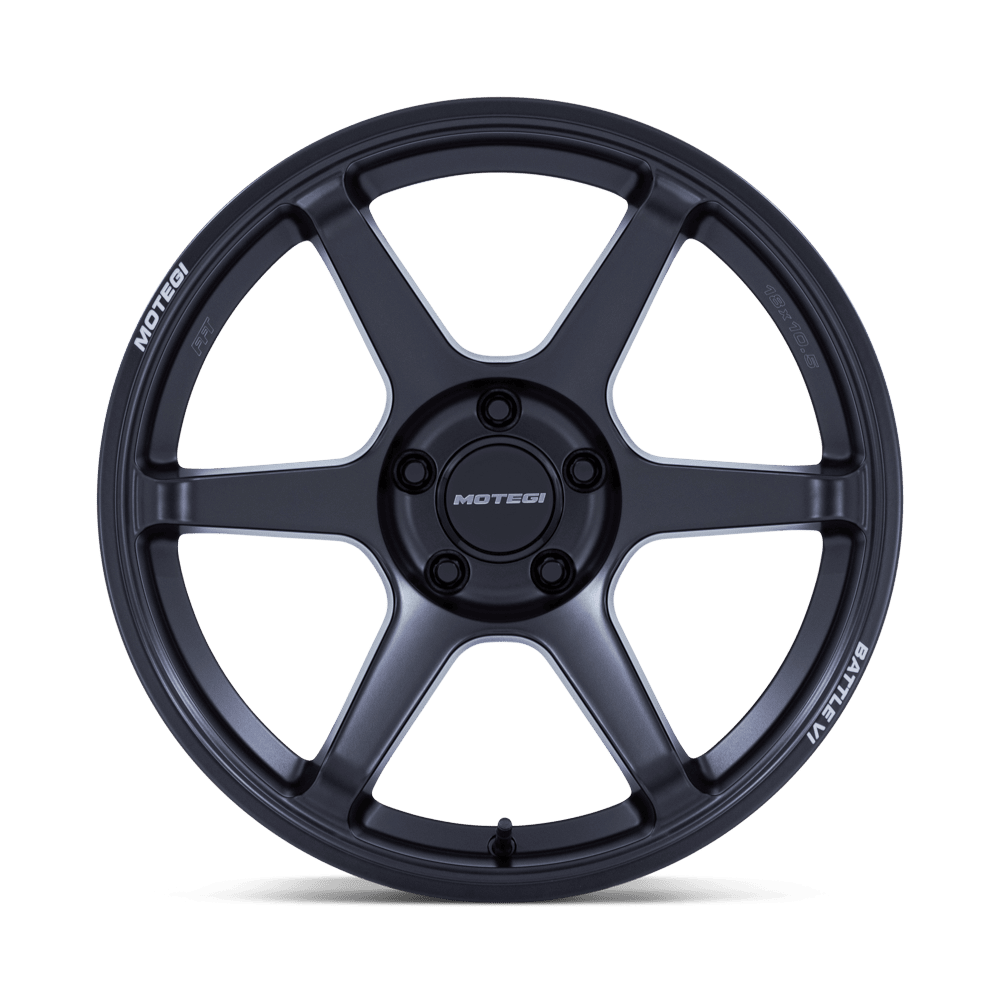Motegi Racing MR160 Battle VI — Matte Blackbird Metallic — 19X8.5 +35mm — 5X120