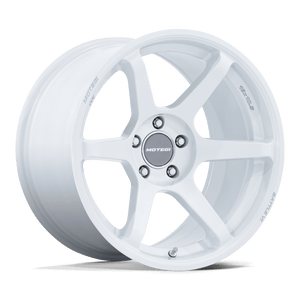 Motegi Racing MR160 Battle VI — Matsuri White Pearl — 18x8.5 +30mm — 5X100