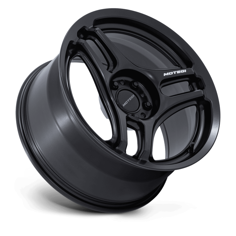 Motegi Racing MR161 Kojin — Matte Black — 18x9.5 +35mm — 4X100/4X114.3