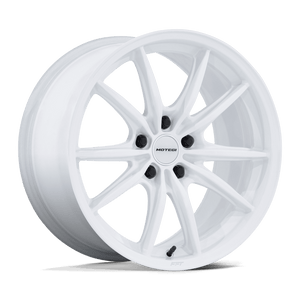 Motegi Racing MR162 Zentoku — Gloss White — 18X8.5 +35mm — 5X100