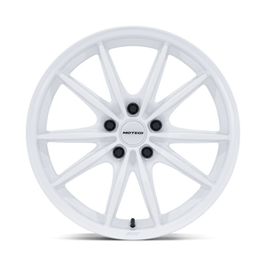 Motegi Racing MR162 Zentoku — Gloss White — 18X8.5 +35mm — 5X100
