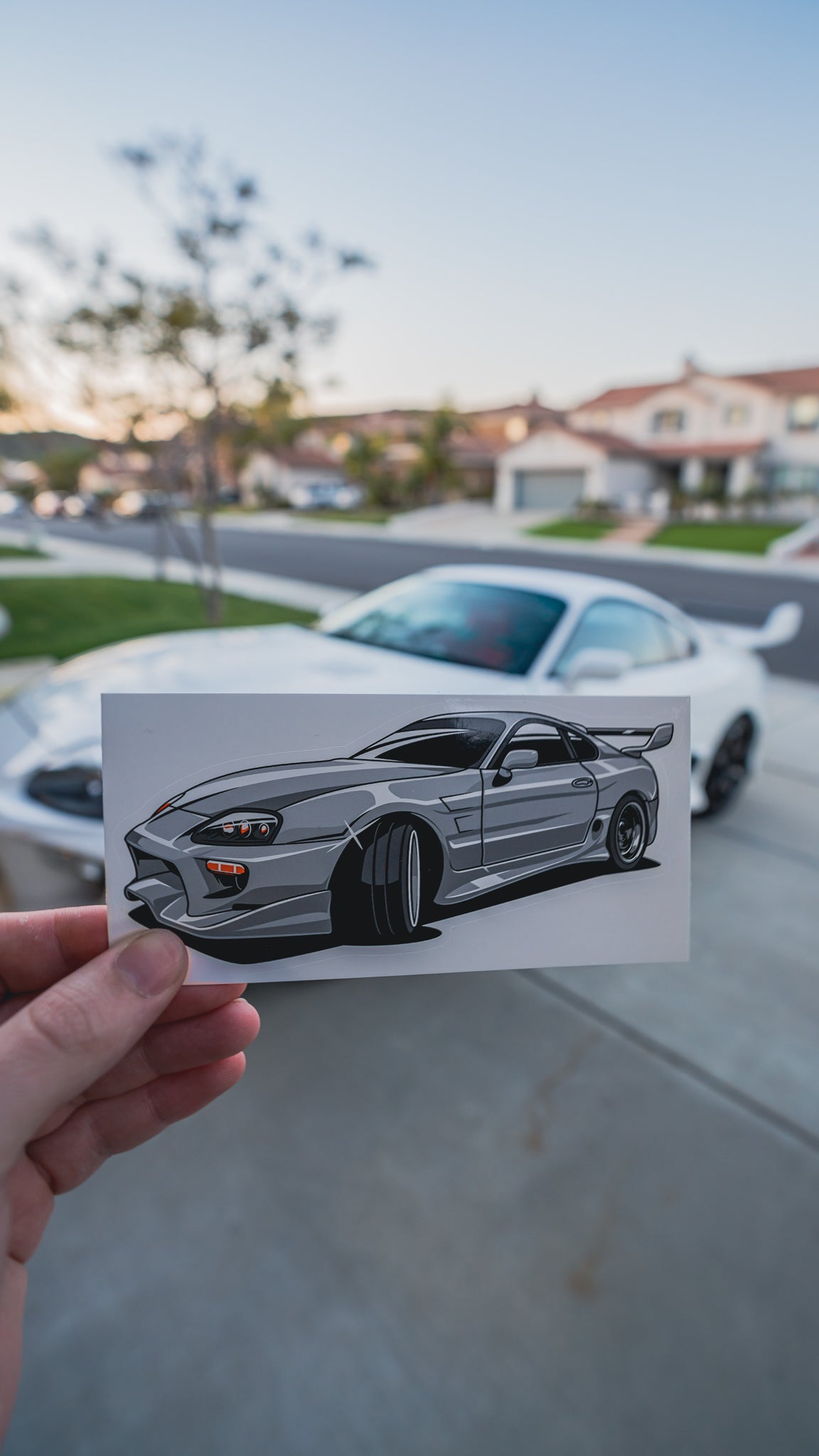 JZA80 VERSION 1 STICKER