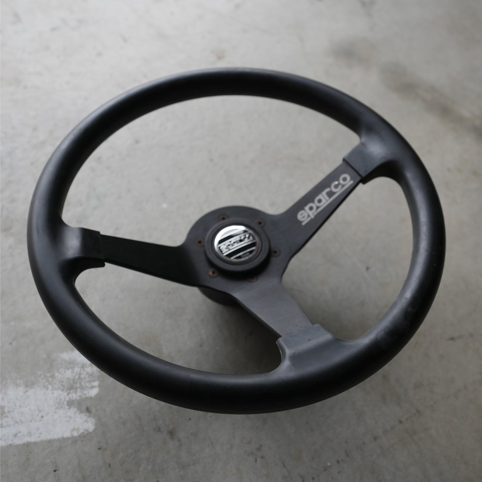 Sparco R350 Competition Steering Wheel w/ NRG Quick Release