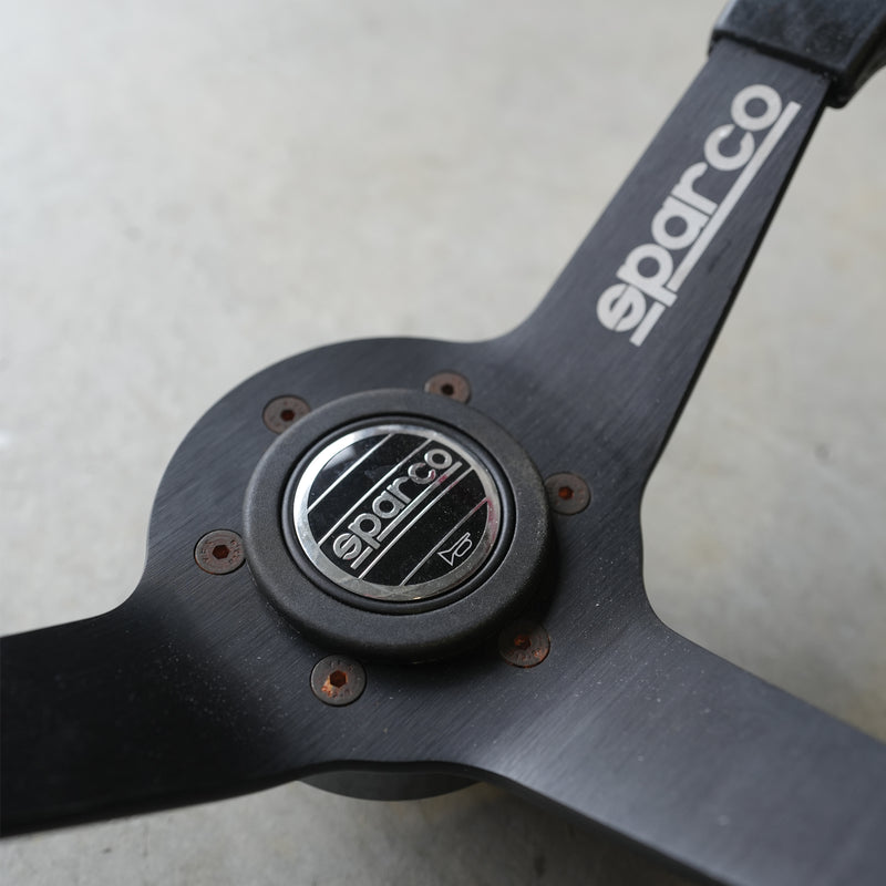 Sparco R350 Competition Steering Wheel w/ NRG Quick Release