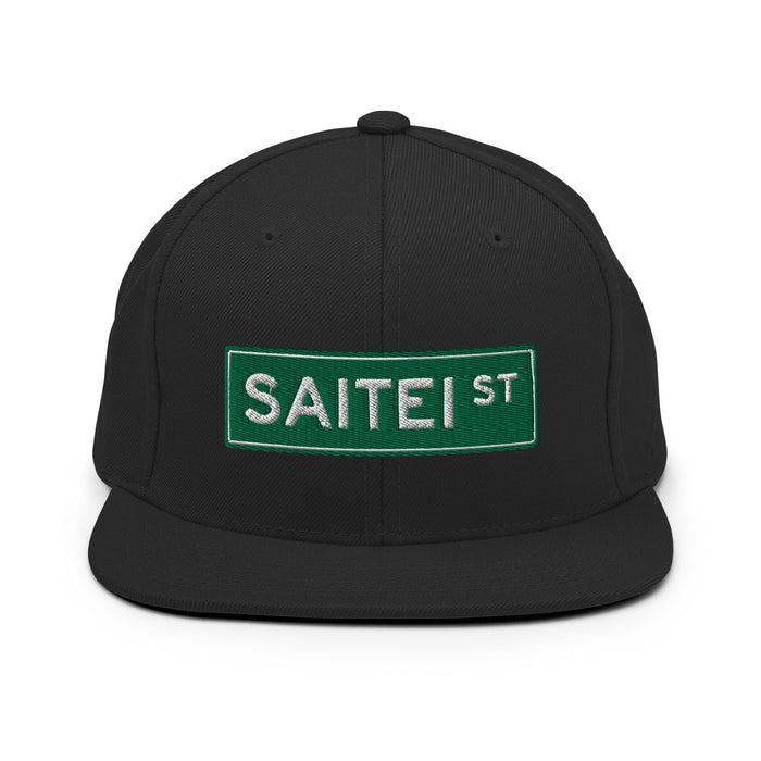 SIGNAGE EMBROIDERED SNAPBACK - BLK/GRN/WHT